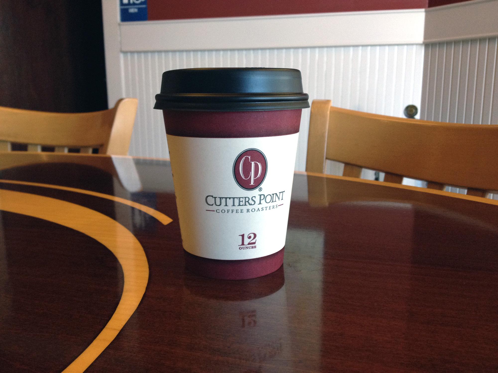 Cutters Point Coffee cup