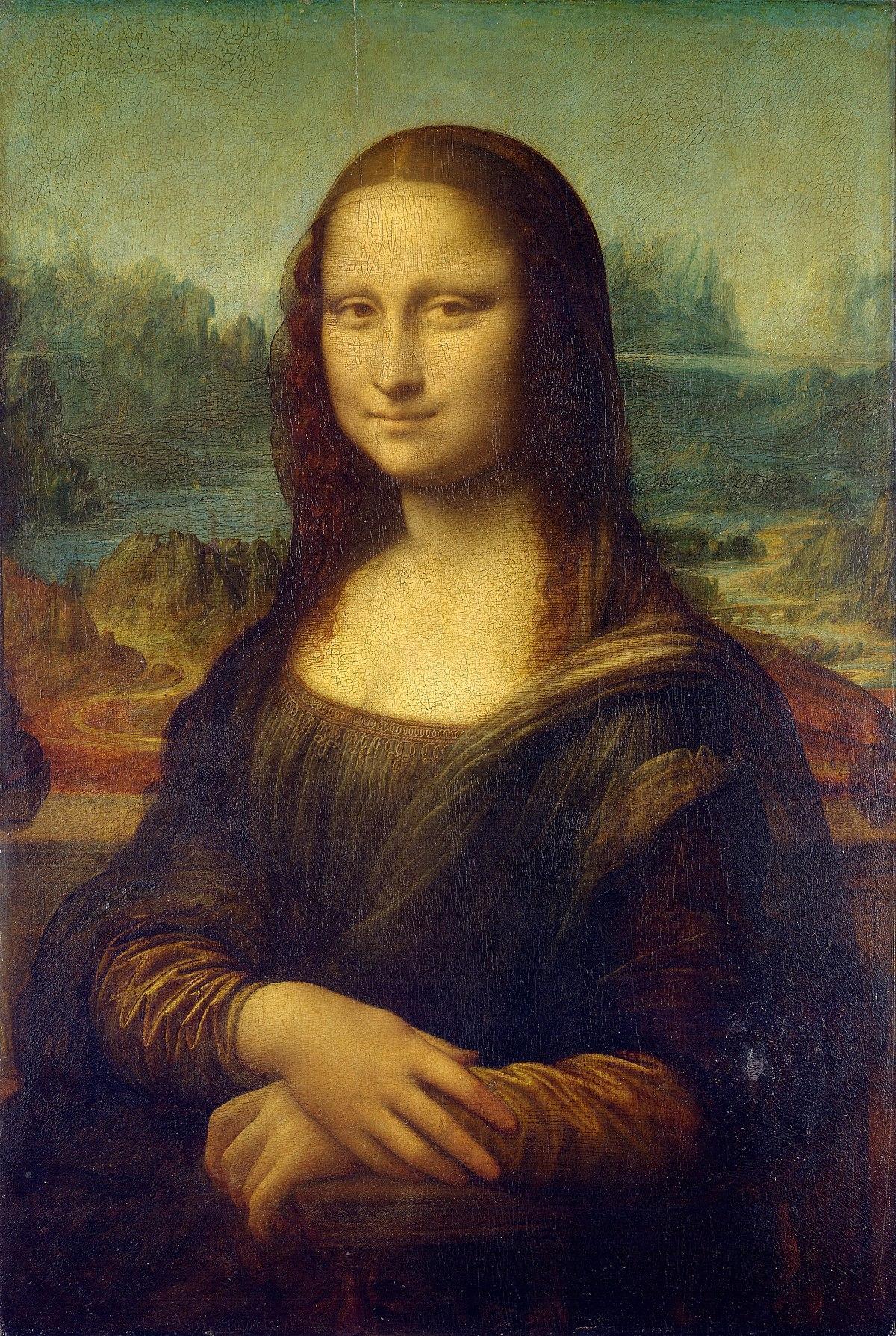 Painting of the Mona Lisa