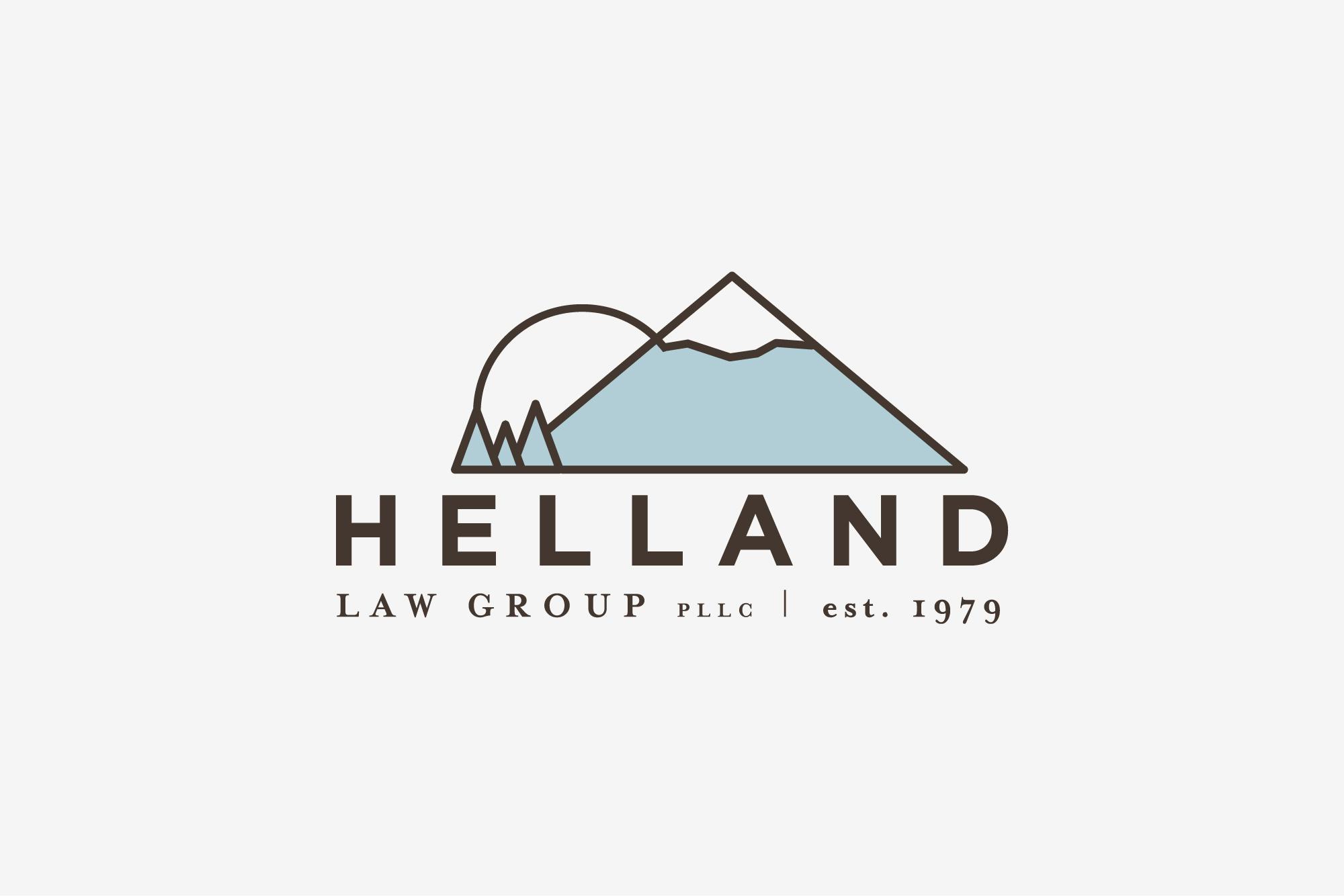 Helland Law Group horizontal logo